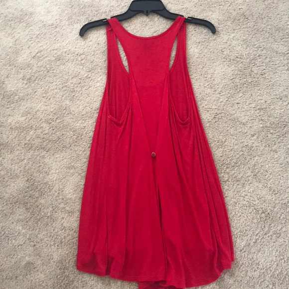 Tunic length knit tank top - Picture 2 of 2